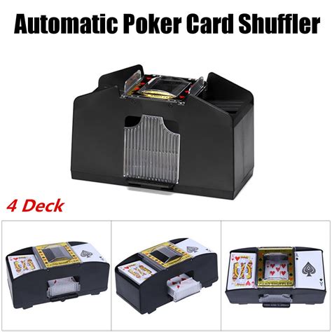 64 Deck Capacity Automatic Card Shuffler Battery Operated Electric