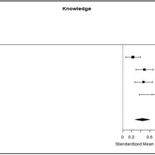 Forest Plot Displaying The Effect Size And 95 CIs Of Health Care Based