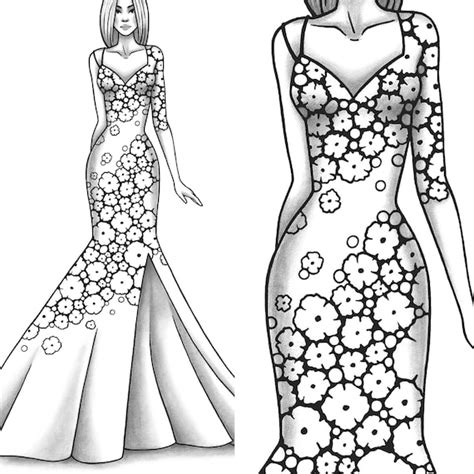 Printable Coloring Page Fashion And Clothes Colouring Sheet Denmark