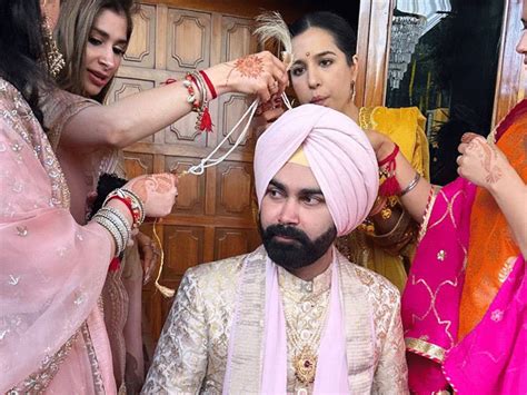 Navjot Singh Sidhu Son Karan Marriage Photos Bride Inayat Daughter Rabia Navjot Kaur Patiala