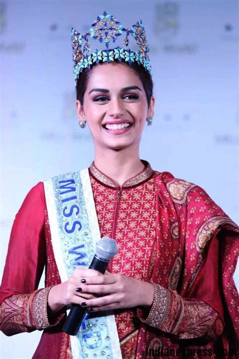 Miss World 2017 Manushi Chhillar Receives A Glorious Welcome In Delhi