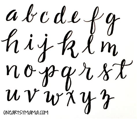 Basic hand lettering, Lettering alphabet, Lettering