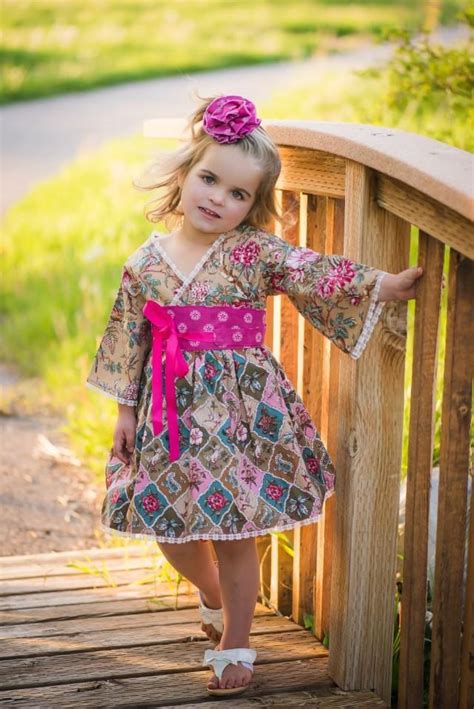Tea Party Dress Little Girl Dress Flower Girl Dress