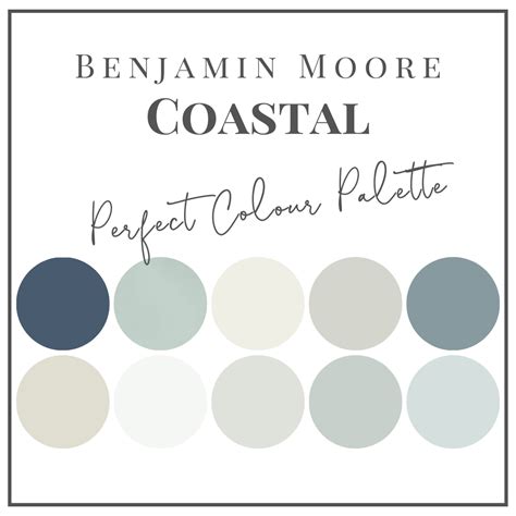 Benjamin Moore Coastal Perfect Colour Palettes Artofit
