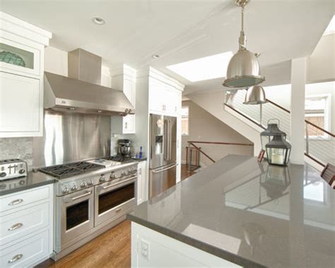 Nothing stops you to pair light gray kitchen cabinets with white countertops or dark. White Cabinet Gray Countertop | Houzz