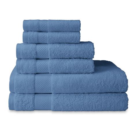 The chakir turkish linen set truly looks and feels like luxury, and are reminiscent of those spa and hotel bathroom towel sets that inspired you in the first place. Cannon Ringspun Cotton 6-Piece Bath Towel Set - Home - Bed ...