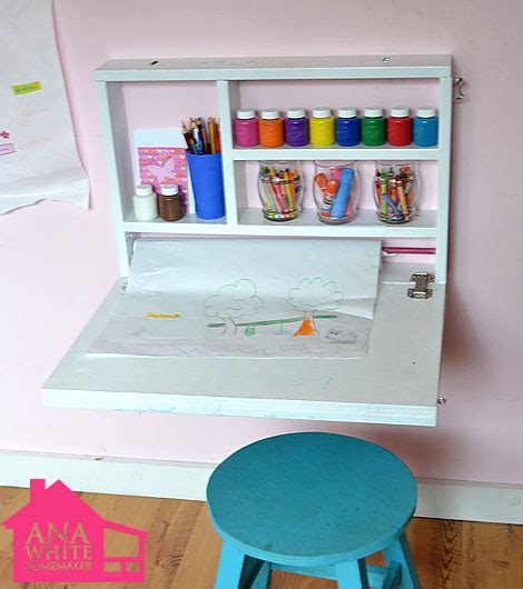 Diy cozy home is joining the makey community this fall complete with a new website, more great diy content and tons of ideas for your home. Creative DIY wall art desk for kids