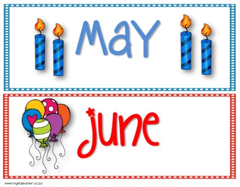 6 Best Images Of Birthday Months Printable Months Of Year Calendar Images