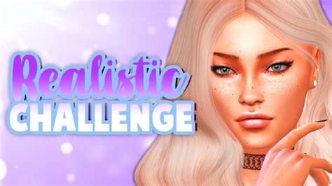 Realistic Sim Challenge💖 The Sims 4 Create A Sim Challenge Youtube