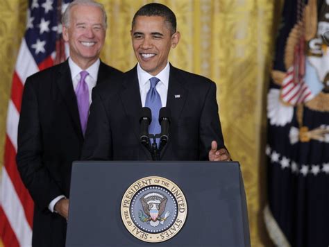Barack Obama Laughing With Joe Biden
