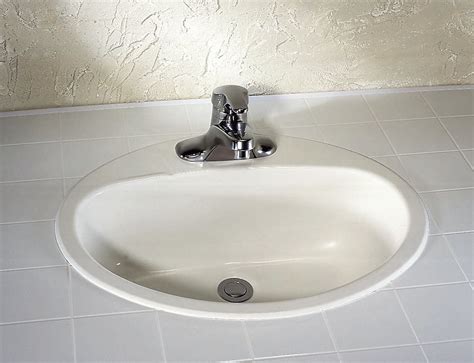 American Standard Ovation 4 Inch Bathroom Sink Basin In Enamelled Steel