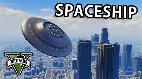 Gta V Alien Spaceship Ufo Mod Youtube