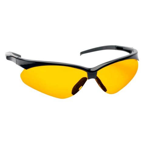 Walker S® Crosshair™ Sport Shooting Black Frame Polycarbonate Semi Rimless Glasses