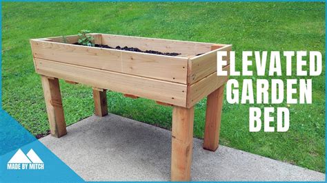 How To Build An Elevated Garden Box With Legs