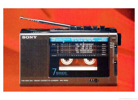 Sony Wa 6000 Portable Radio Cassette Recorder Manual Hifi Engine