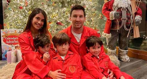 Lionel Messi Y Su Familia Adelantaron La Celebración De Navidad Con Una