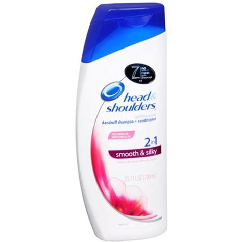 Head And Shoulders 2 In 1 Smooth And Silky Dandruff Shampoo Conditioner 2370 Oz Pack Of 4