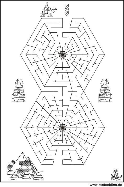 Die knobelaufgaben jetzt gratis downloaden und in der grundschule oder zu hause verwenden. Labyrinth Rätsel für Erwachsene und Kinder