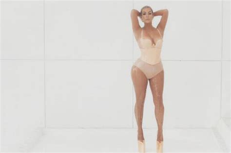 Kim Kardashian Showers In Milk In Racy Music Video For Fergies Latest