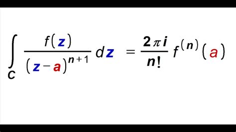 Cauchy Integral Formula 4 Examples Youtube