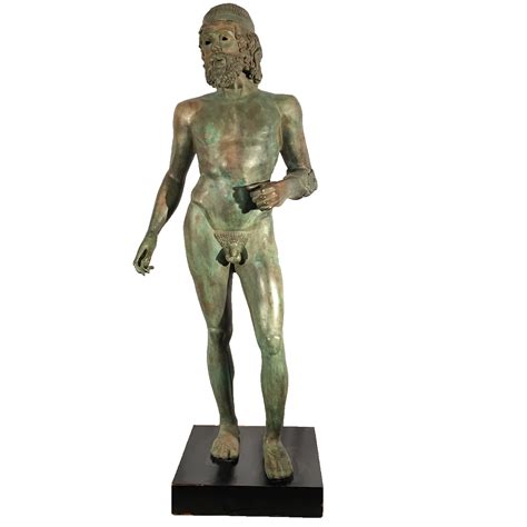 Bronze Nude Greek Male Sculpture Metropolitan Galleries Inc