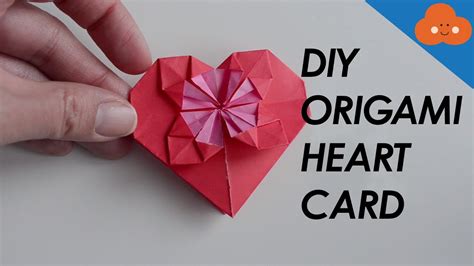Diy Origami Heart Card Youtube