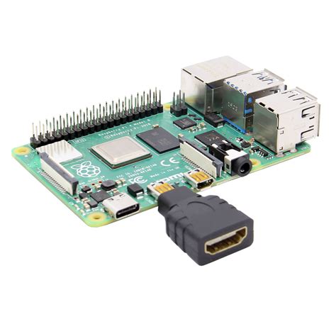 Raspberry Pi 4 Micro Hdmi Male To Hdmi Female Adapter Converter Geekworm