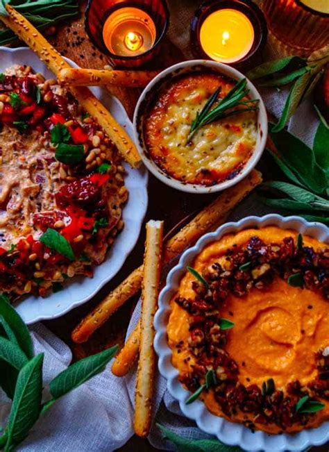 3x feestelijke apéro dips