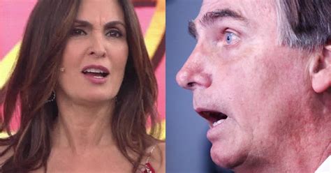 FAMOSOS E TV Fátima Bernardes rebate Bolsonaro sai em defesa de primeira dama francesa