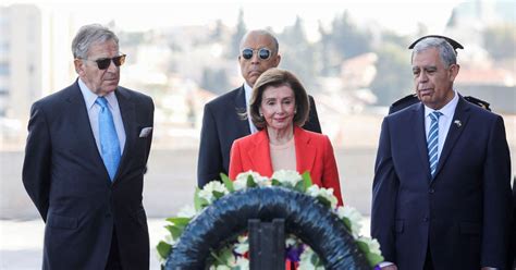 Us House Leader Nancy Pelosi Arrives In Israel Vows Support On Iran