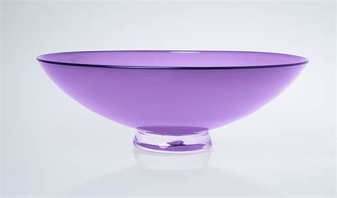 General / extreme white material. Opaque Violet Bowl with Lapis Lip by Nicholas Kekic (Art ...