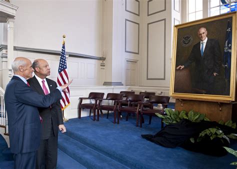 Dhs Unveils Secretary Michael Chertoffs Official Portrait Homeland