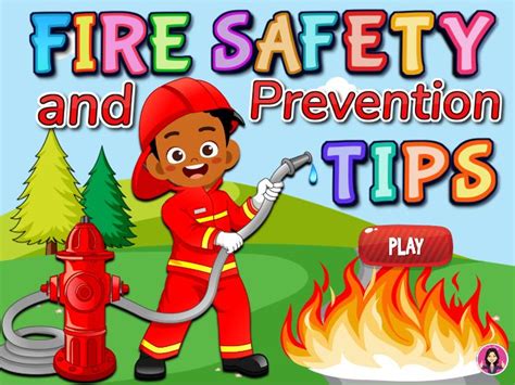 Fire Safety And Prevention Tips For Kids Powerpoint Teaching Resources