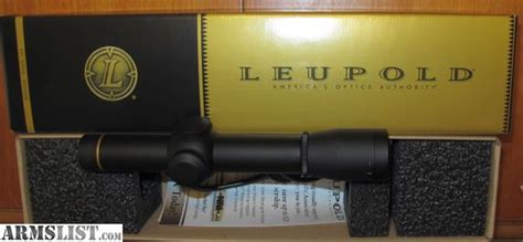 Armslist For Sale New Leupold Fx Ii 25x20 Ultralight Scope