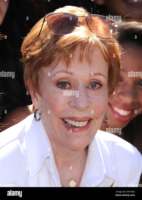 Carol Burnett Attending The Carol Burnett Square Unveiling Ceremony At