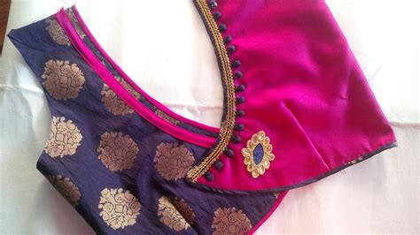 latest blouse back neck designs cutting and stitching in telugu usha lahanu ushalahanu on