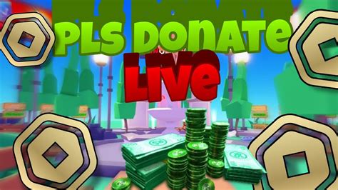 Pls donate robux giveaway - YouTube