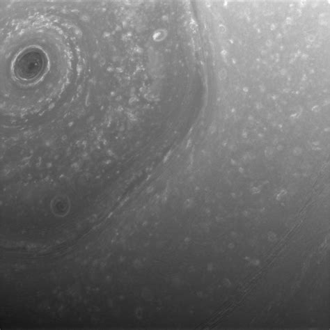 Stunning Photos Saturns Weird Hexagon Vortex Storms Space