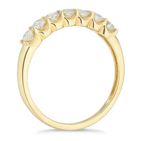 9ct Yellow Gold 12ct Diamond Eternity Ring Hsamuel