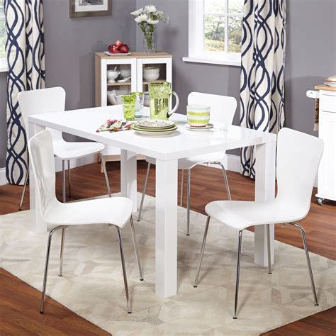 Whether you're looking for a compact solution or a large table for hosting friends and family, walmart.com has the a variety of dining tables to match your room's decor and suit your budget. Felix 5-Piece Dining Set, Multiple Colors - Walmart.com ...