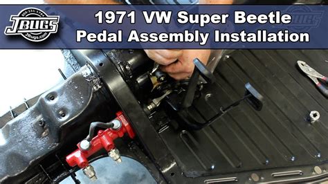 Jbugs 1971 Vw Super Beetle Pedal Assembly Installation Youtube