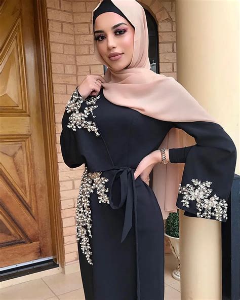Robe Hijab Pour Femmesstyle Musulman Turc Dubaïcaftan Marocainvêtements Islamiquesislamropa