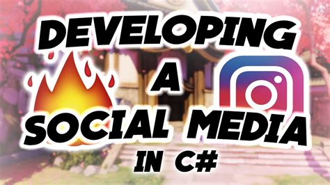Building those features from scratch takes a long time. HOW TO MAKE A SOCIAL MEDIA APP IN C# (PART 1) - YouTube