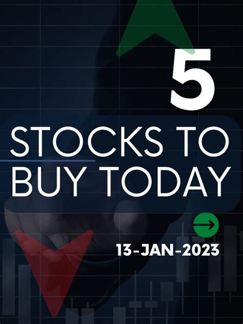 5 Stocks To Buy Today 13 Jan 2023 5paisa