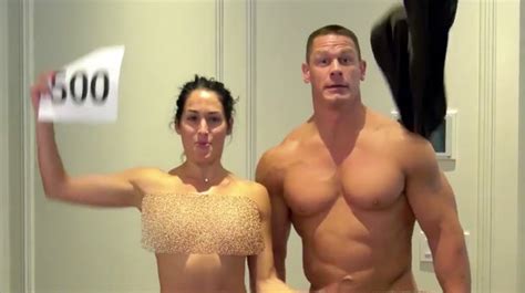 Wwe Nikki Bella And John Cena Strip Naked On Camera For