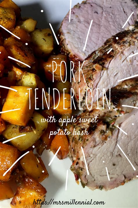 Arrange potatoes, carrots, and bouillon cubes around pork. Pork Tenderloin with Italian spices and a sweet potato ...