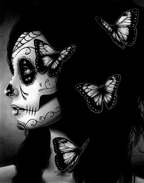 16 Best Images About Day Of The Dead Gypsy Head Tattoo Ideas On