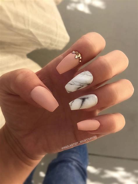 Awesome Acrylic Nail Art Designs To Inspire You 01 Acrylicnail Concealer In 2020 Marble