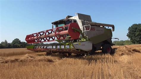 Claas Lexion 550 Combine Flaxlinseed Harvesting Youtube