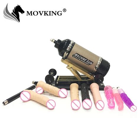 Movking Cannon Sex Machine With 2 Balls Dildos And 6 Kinds Attachments Automatic Love Machines